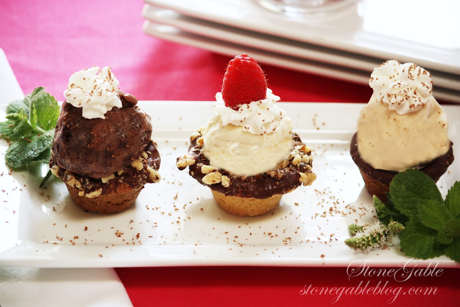 MINI ICE CREAM COOKIE CUPS StoneGable