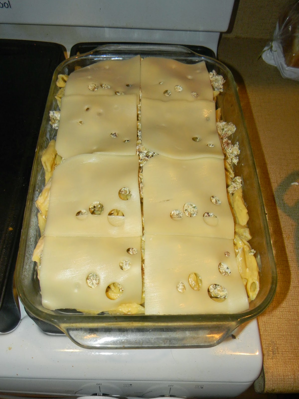 Growing to Four Stove Top Swiss Chicken Casserole