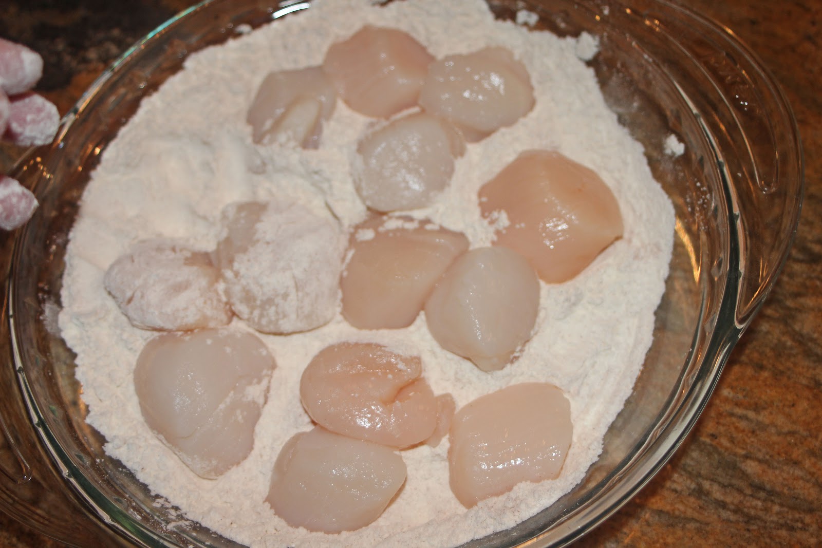 The Grub Files Cooking with Camissonia BeerBattered Fried Scallops