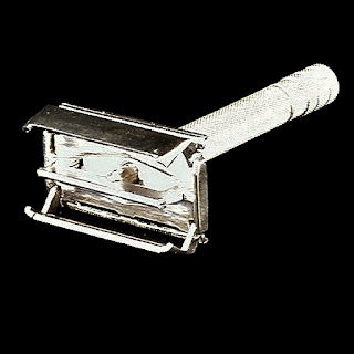 razor gillette safety revolution antique 1950s
