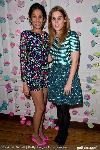 Saloni Lodha and Princess Beatrice of York attends the Saloni Holi colour cocktail party