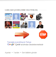 Google+ Followers Gadgetinizdeki çevreleriniz