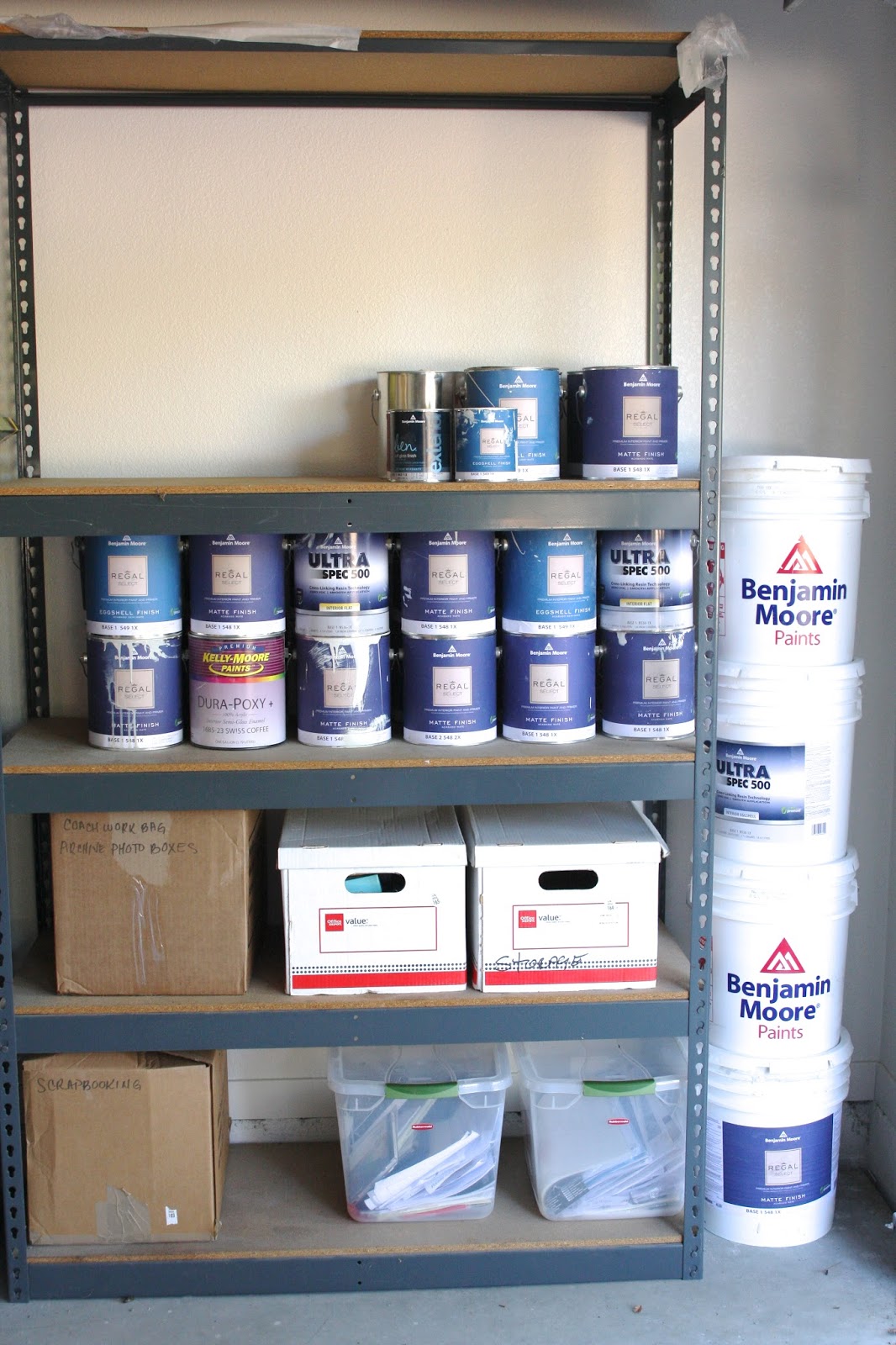 How to Organize Paint and Paint Storage Tips