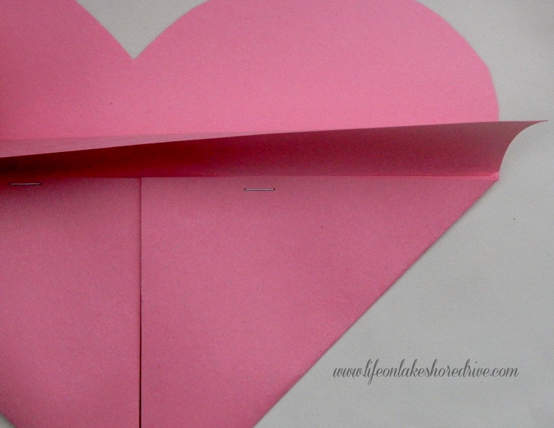 Valentine's Paper Heart Tutorial Life on Lakeshore Drive