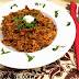 Mince in tomato sauce with rice