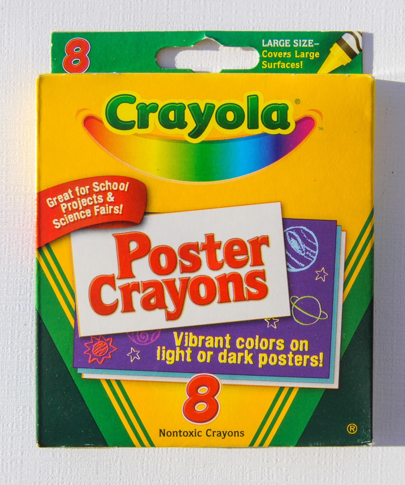8 Count Crayola Poster Crayons Jenny's Crayon Collection