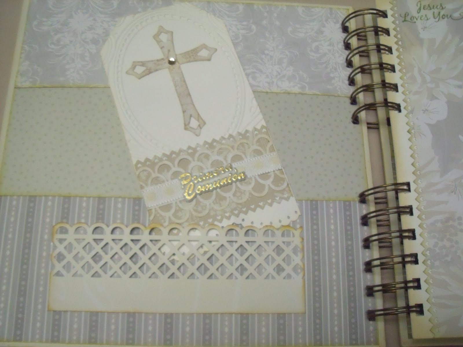 ARTE KRUSAY Scrapbook Album Primera Comunion