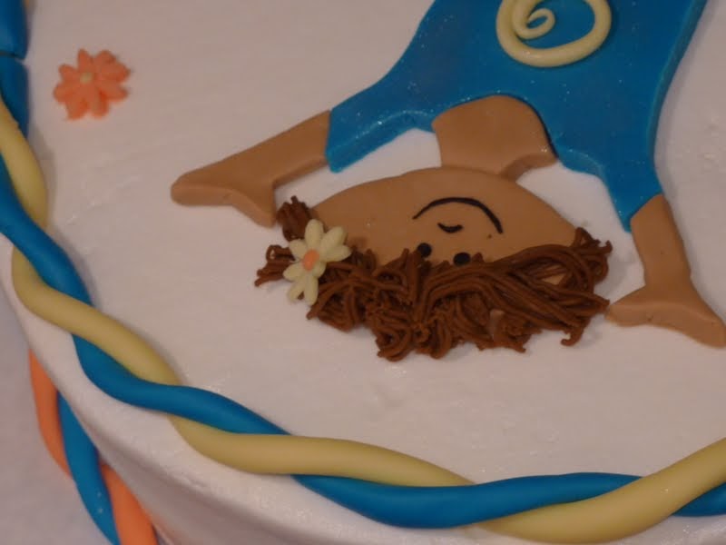 Sarah Bakes: Gymnastics Gymnast Cake