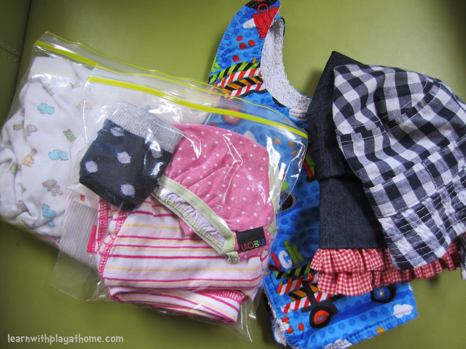 Learn with Play at Home What's in my Nappy Bag?