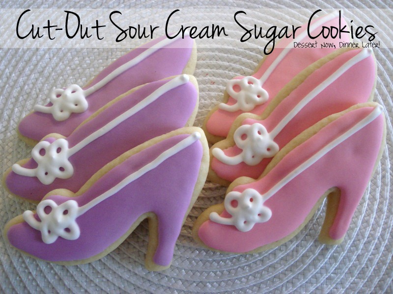 CutOut Sour Cream Sugar Cookies Dessert Now, Dinner Later!