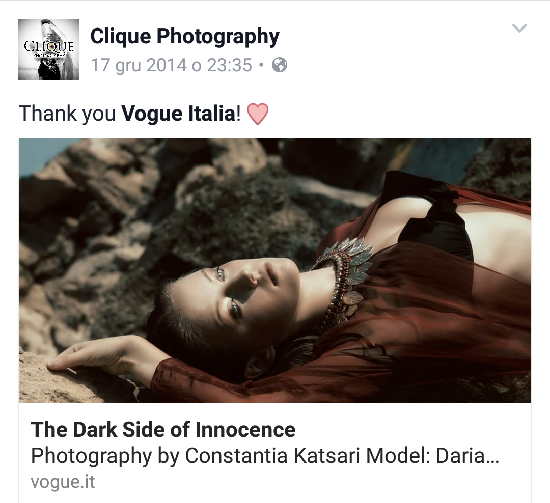 My work as stylist on Vogue Italia