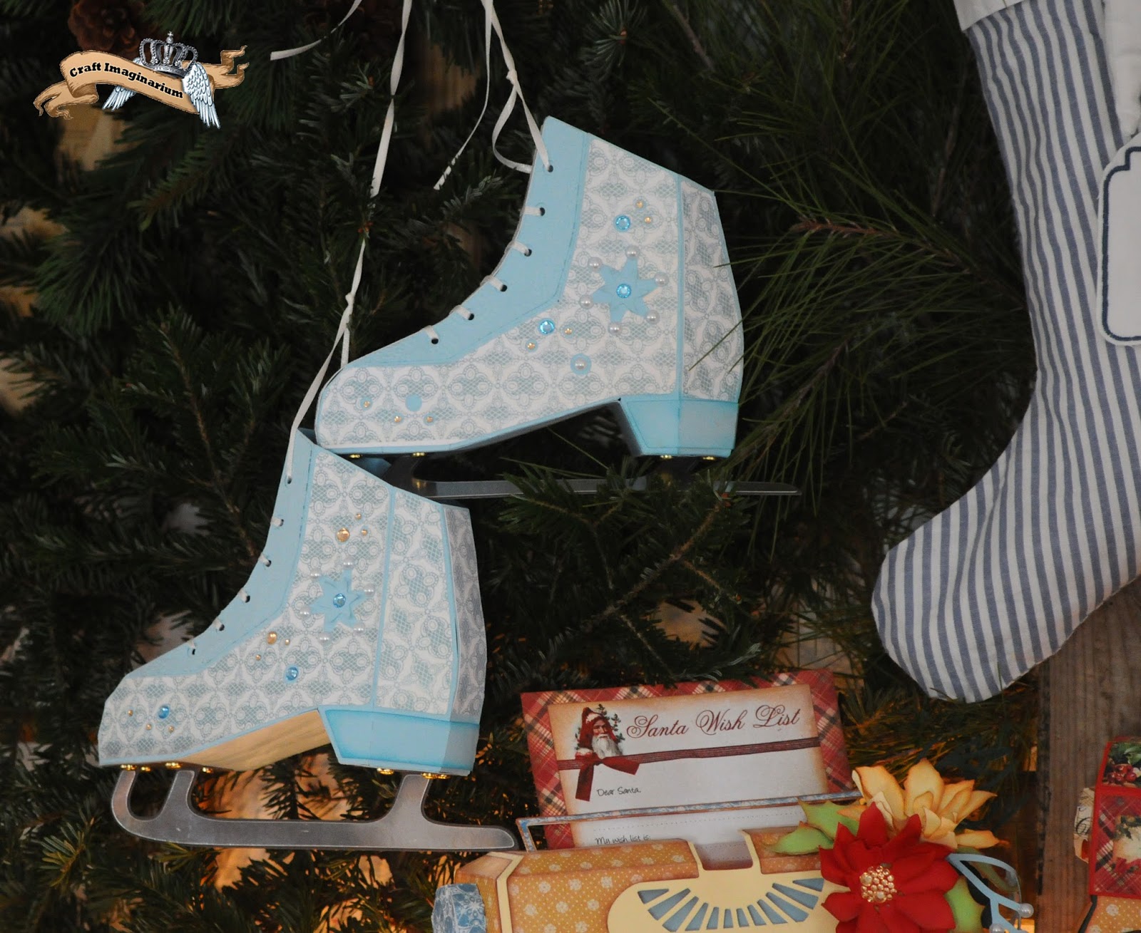 Craft Imaginarium Christmas Ice Skate