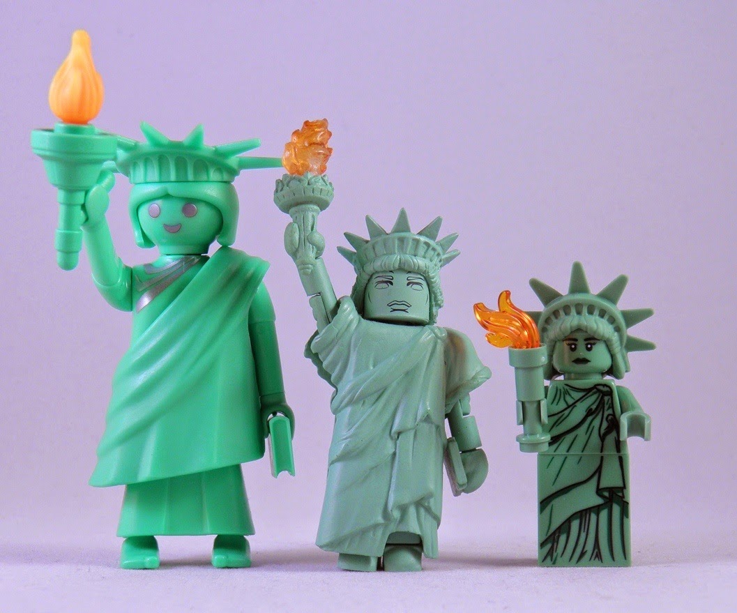 She's Fantastic Three Mini LADY LIBERTIES!