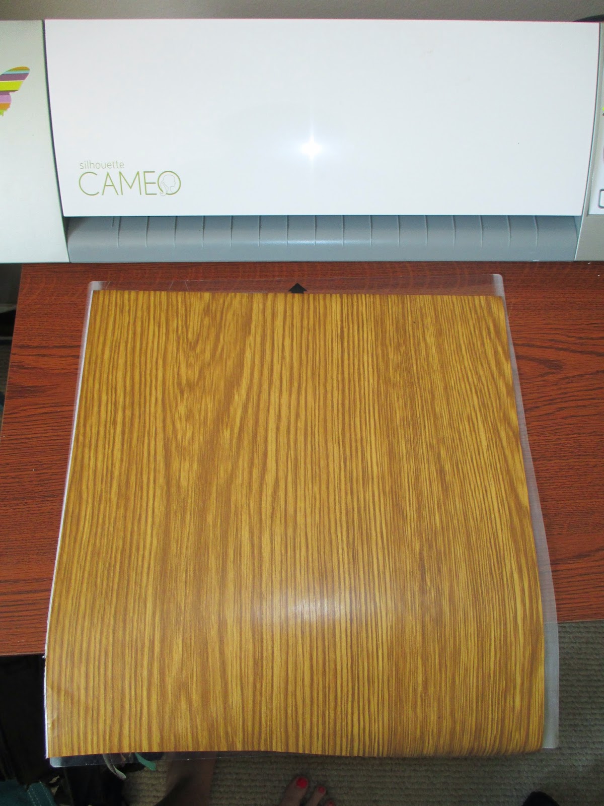 Nicky with Stripes Using contact paper to stencil Silhouette cameo