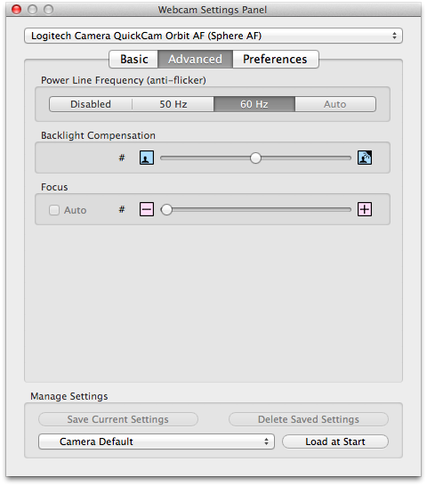logitech quickcam orbit software for mac