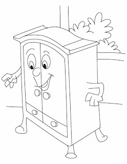 Kids Coloring Pages Furniture Coloring Pages