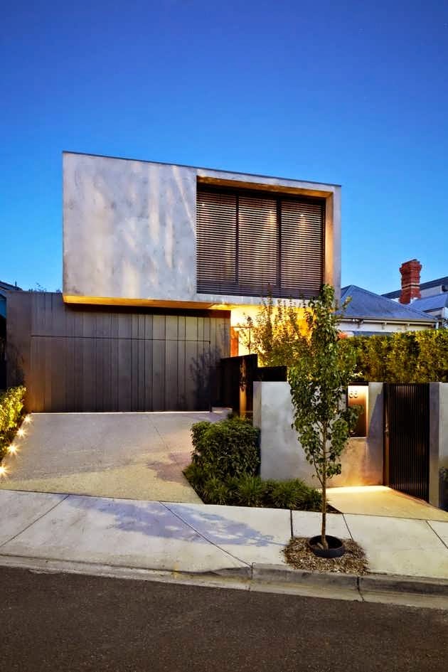 SOUTH YARRA CONTEMPORARY URBAN HOUSE DESIGN WITH SHAPE AS ...