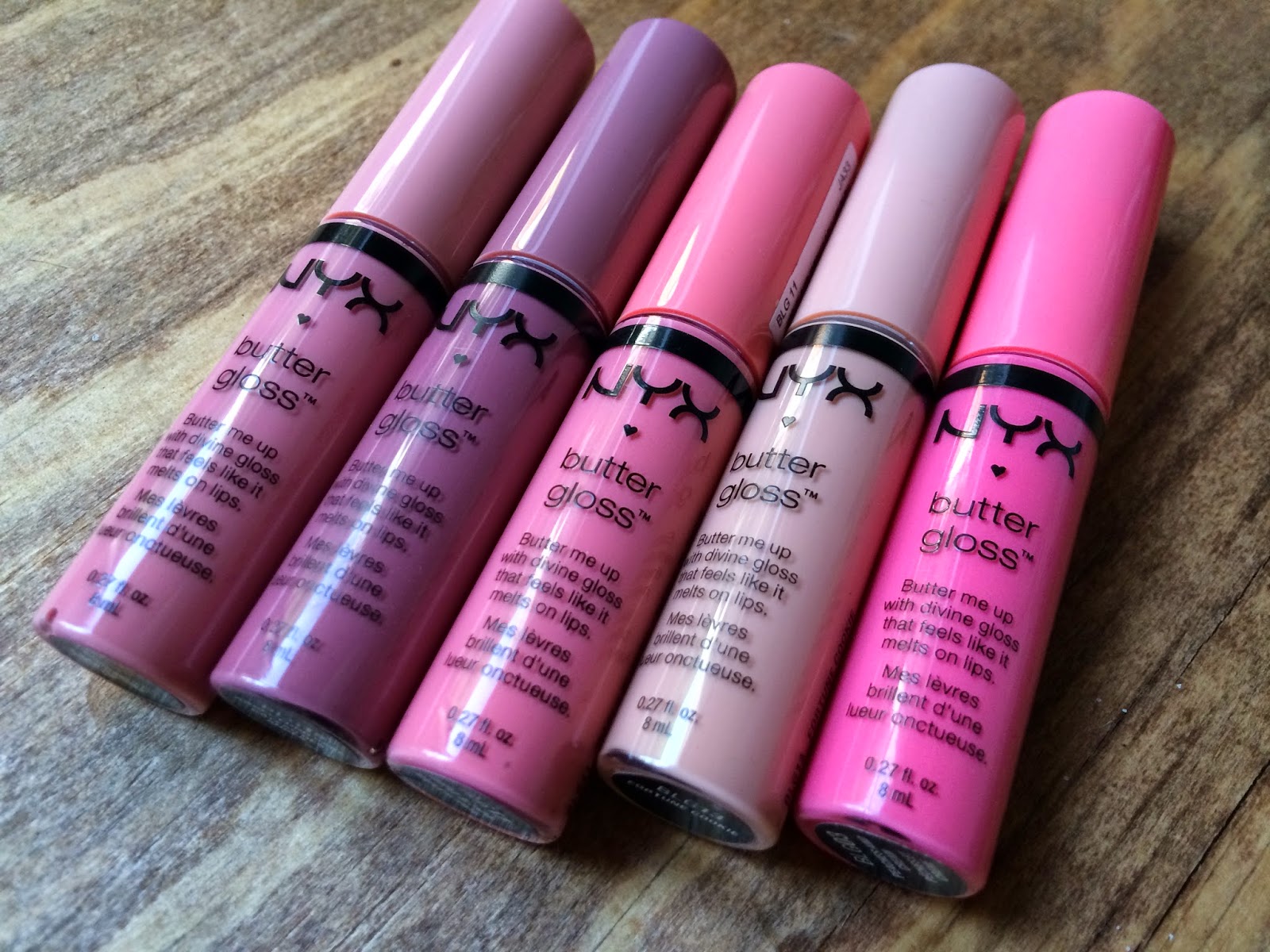BeHonestBeauty Collection NYX Butter Glosses