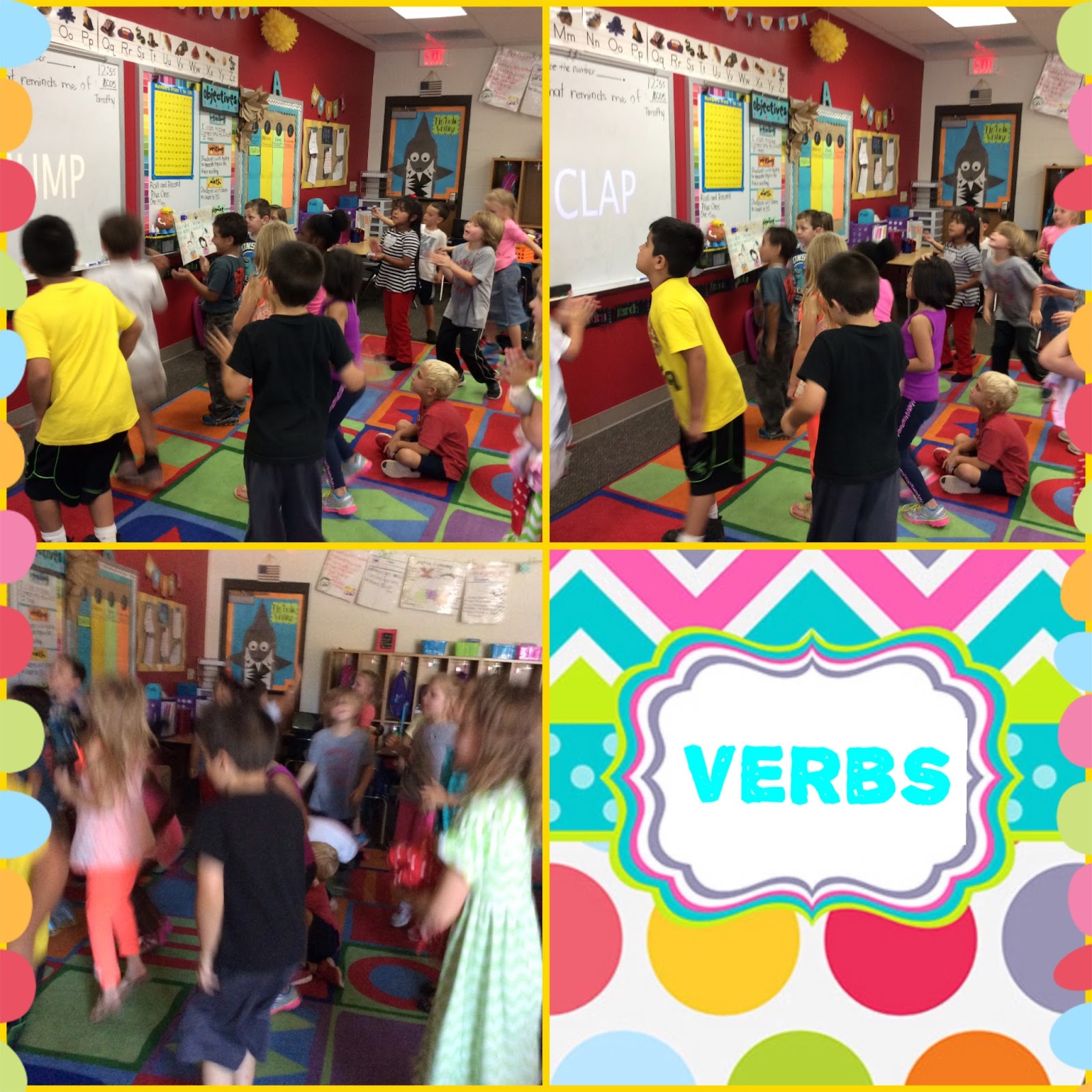 The First Grade Scoop Verbs, Science Friday, Making Connections, and