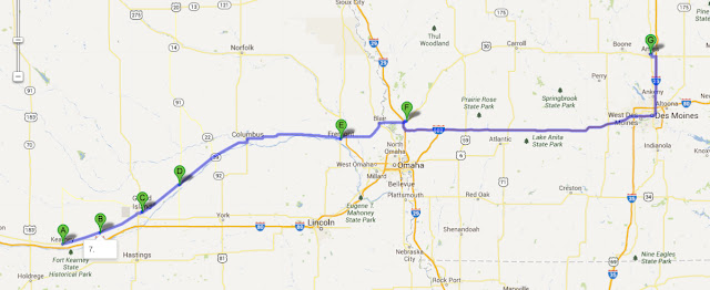 The Lincoln Highway Adventure of 2013: Kearney, NE to Ames, IA Day #7