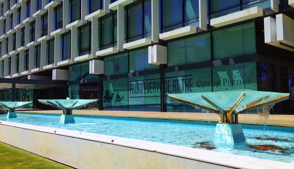 Perth City Council Fountains - 1963