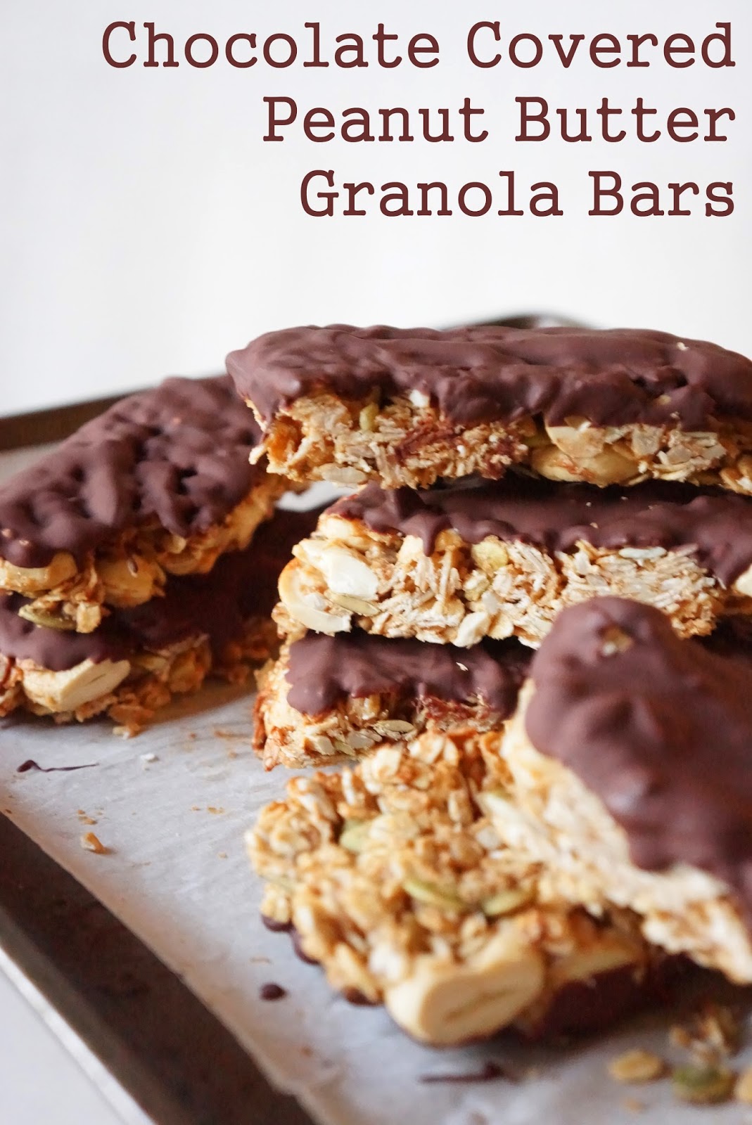 Chocolate Covered Peanut Butter Granola Bar total time 1 hour Alley