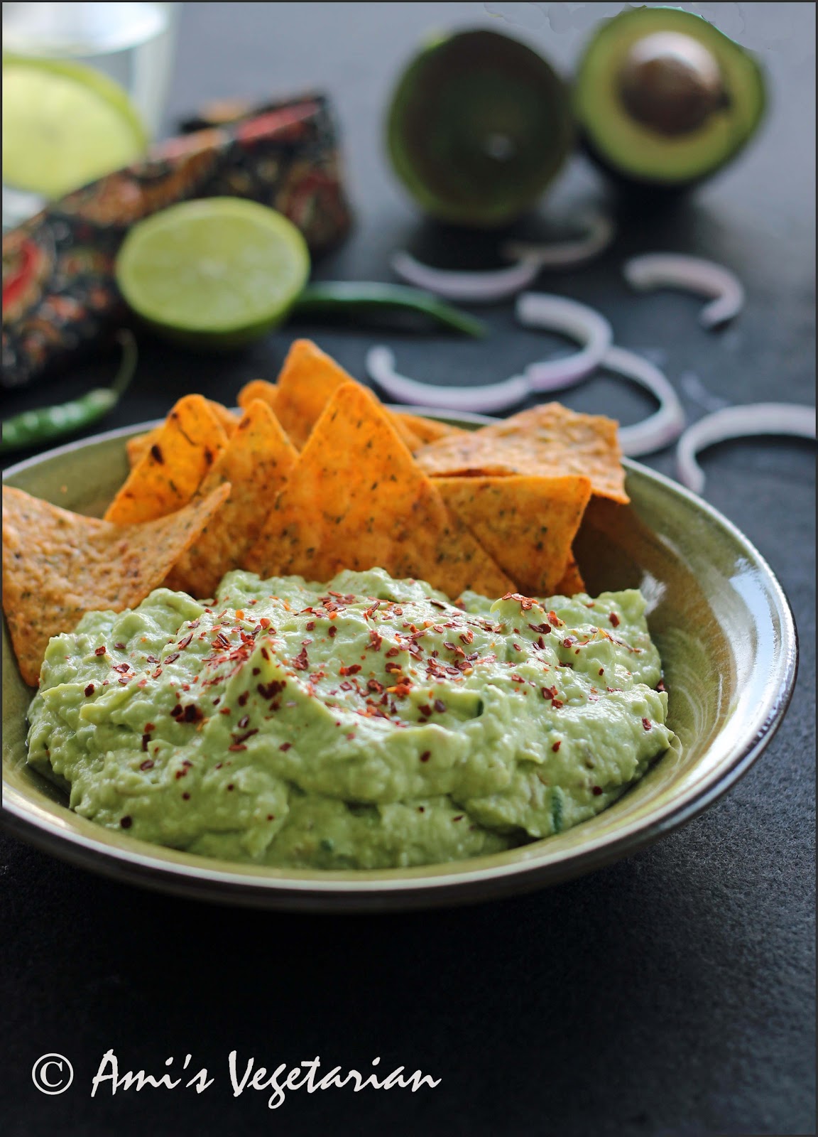 Ami's Vegetarian Delicacies Guacamole Avocado Dip