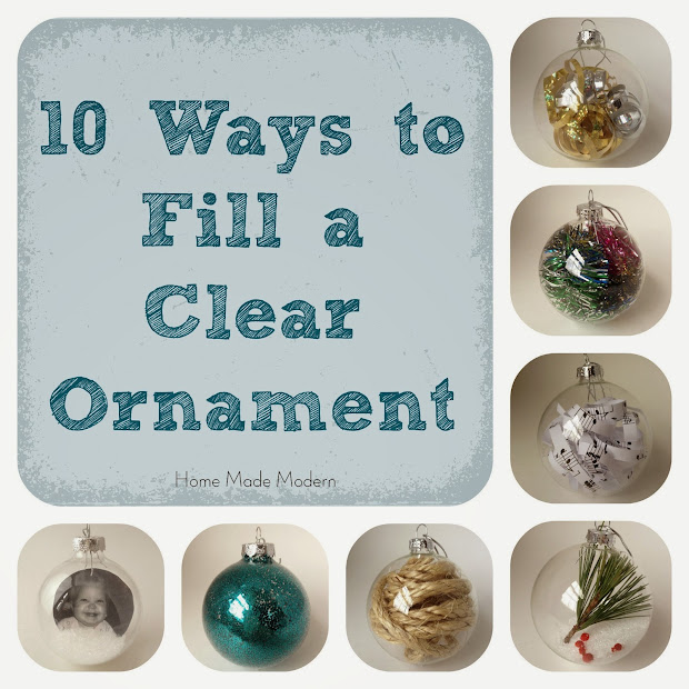Home Made Modern: How to Make Personalized Christmas Ornaments