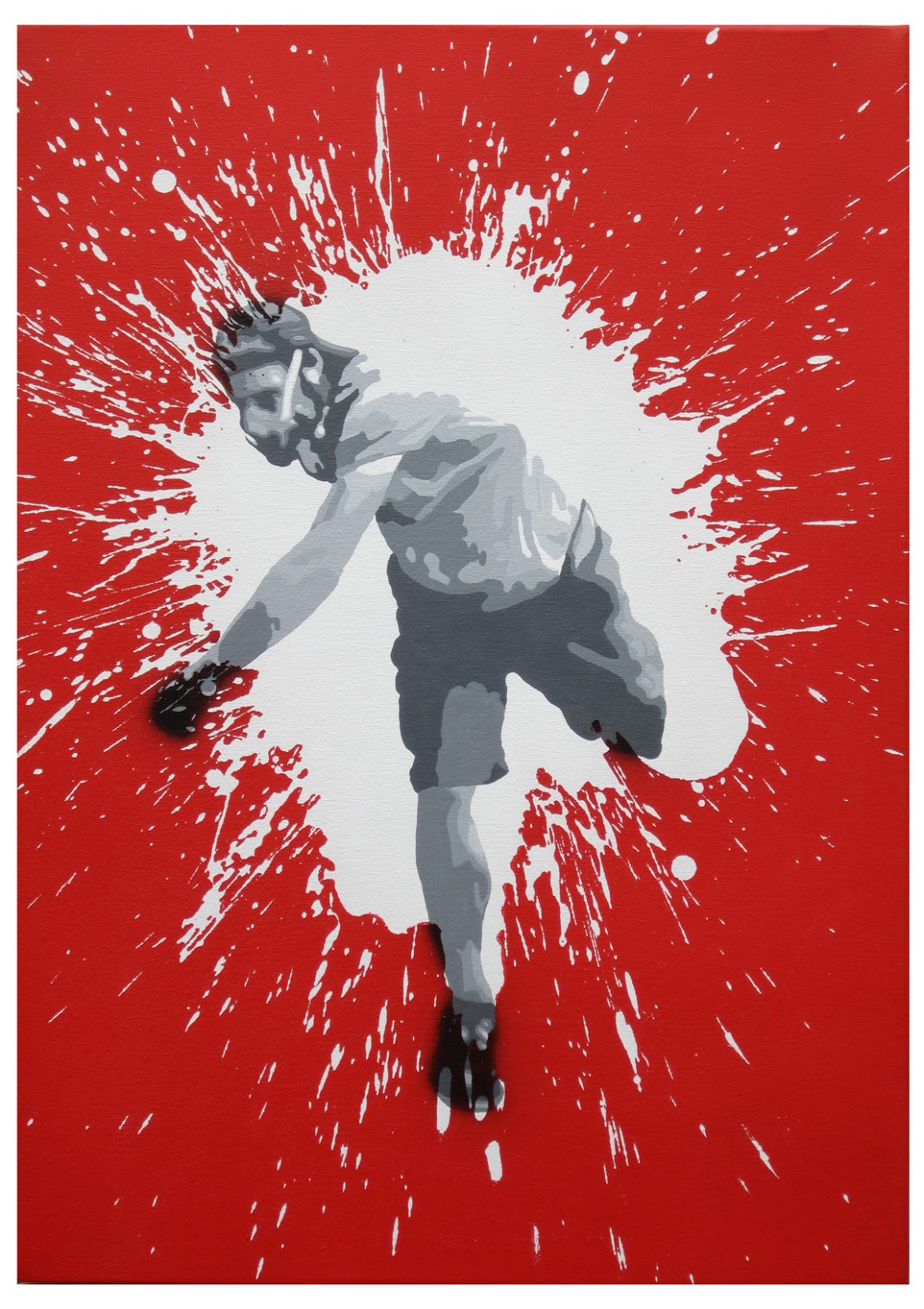 Mariano Molina action painting