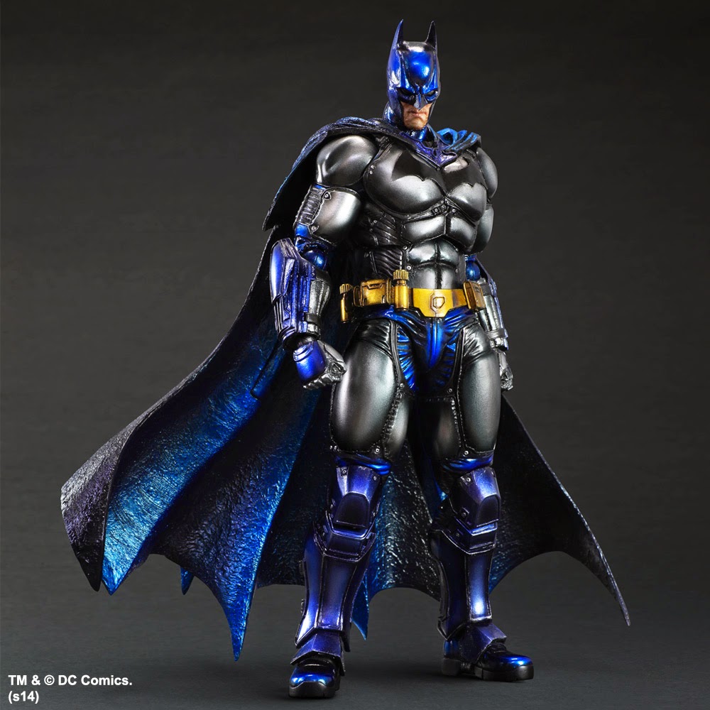 The Blot Says... SDCC 14 Exclusive Metallic Batman Arkham Origins Play Arts Kai Action Figure