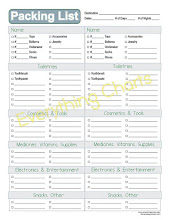 Packing List Printable