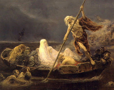 caronte barca leyendas mitos