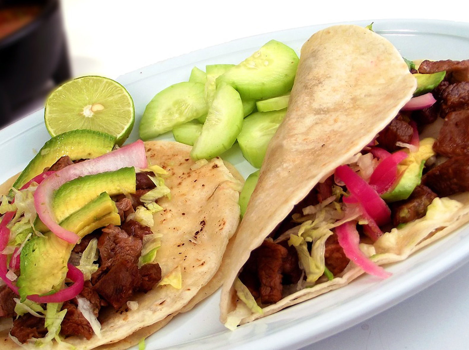 Fajitas de carne estilo mexicano Cocina Regional