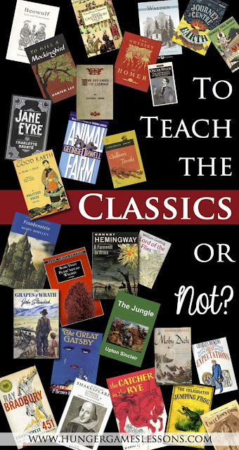 Do You Teach the Classics? {Read more on www.hungergameslessons.com}