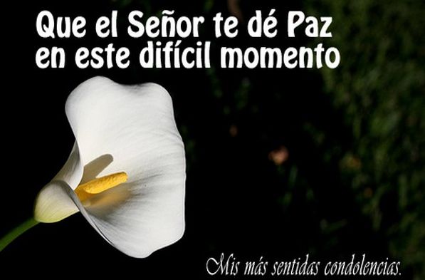 tarjetas de pesame en espanol gratis