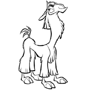 COLOREA TUS DIBUJOS: Llama