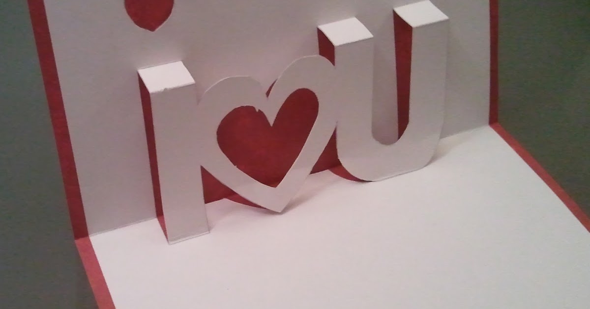 Pop-up valentine card Becca Creative: Pop-up Valentine's Day Card