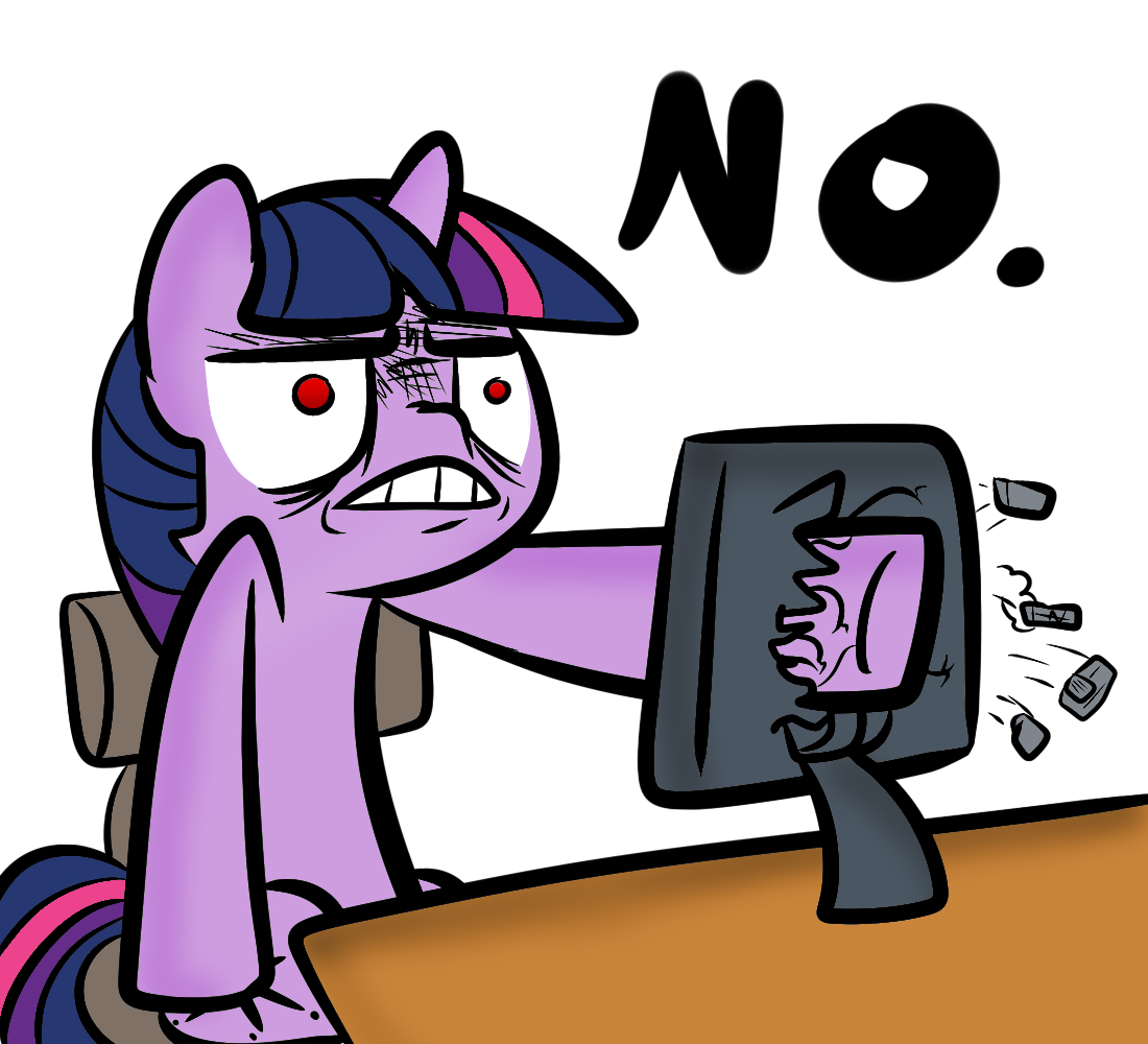 Drawings, and stuff! - Page 4 47509+-+computer+denied+hardware_abuse+no+punch+twilight_sparkle