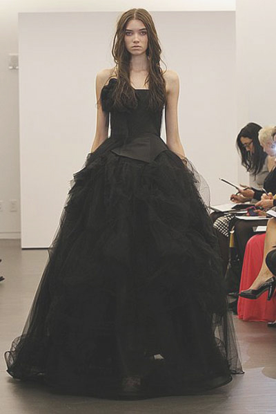 Of course this black wedding dresses were as stylish and marvelous as