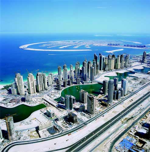 Dubai is a new city of massive wacky and often brilliant skyscrapers