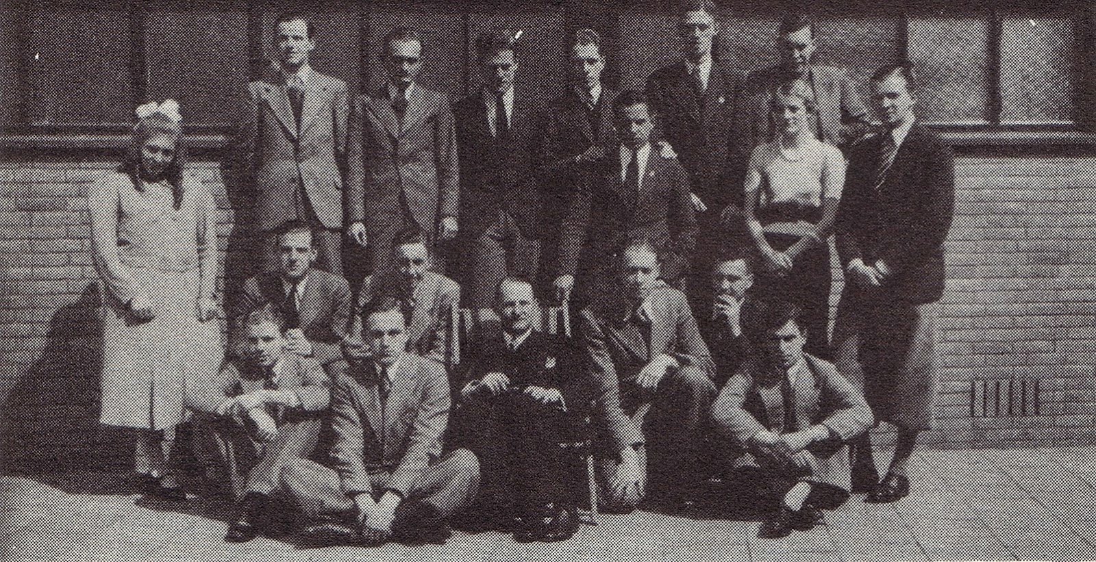 Klassenfoto uit de periode 1930-1940