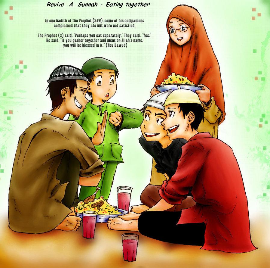 Islam The True Religion Revive A Sunnah Eating Together