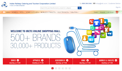 Shopping Site From IRCTC