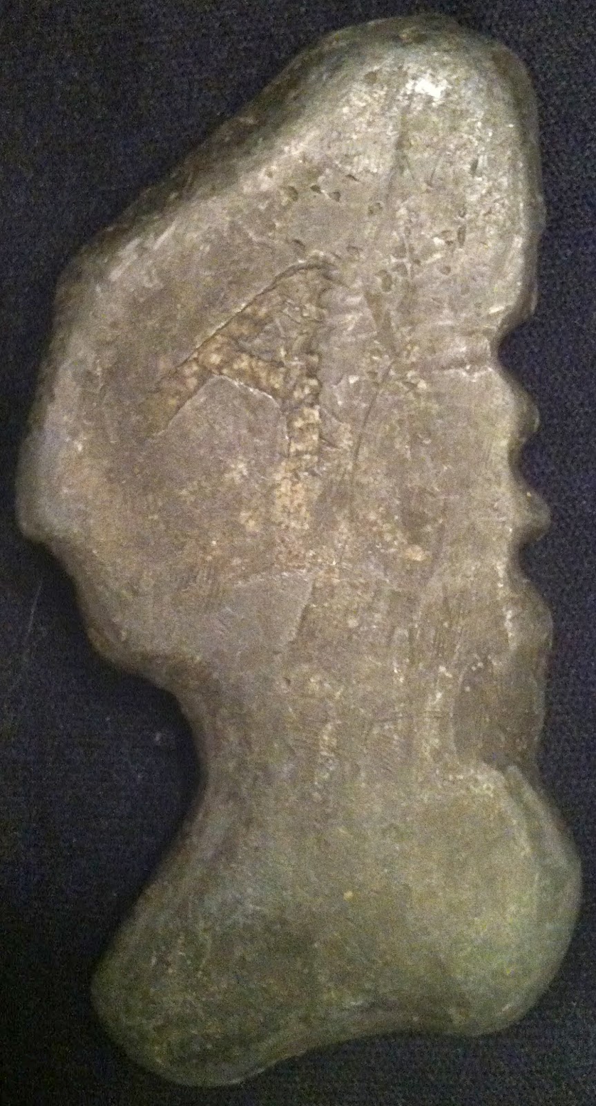 Bronze Hound's Art Collection Antique Indian Head Paperweight