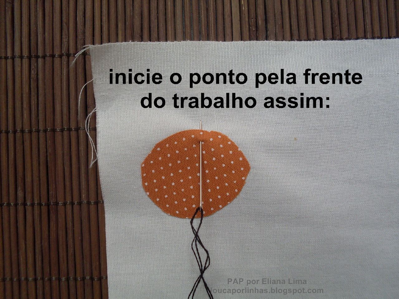 louca por linhas - crochet e patchwork: Aplicação - como fazer ponto