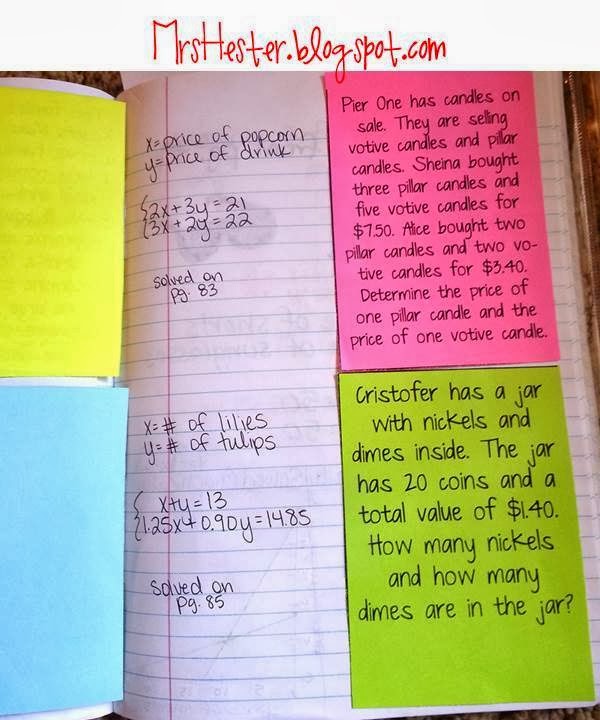 Mrs. Hester's Classroom : 8th Grade Math: Unit 5