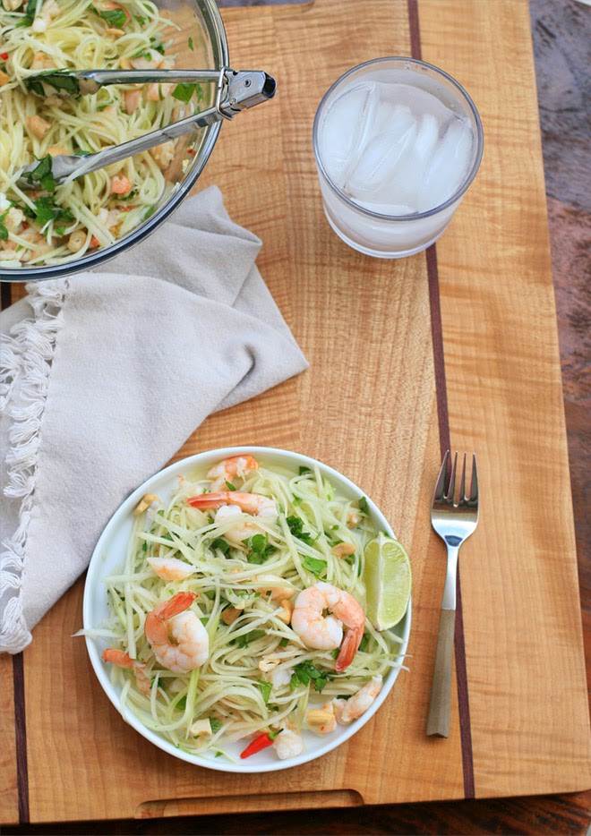 [Vietnamese Recipes] Green Papaya Salad with Shrimp All Asian Recipes