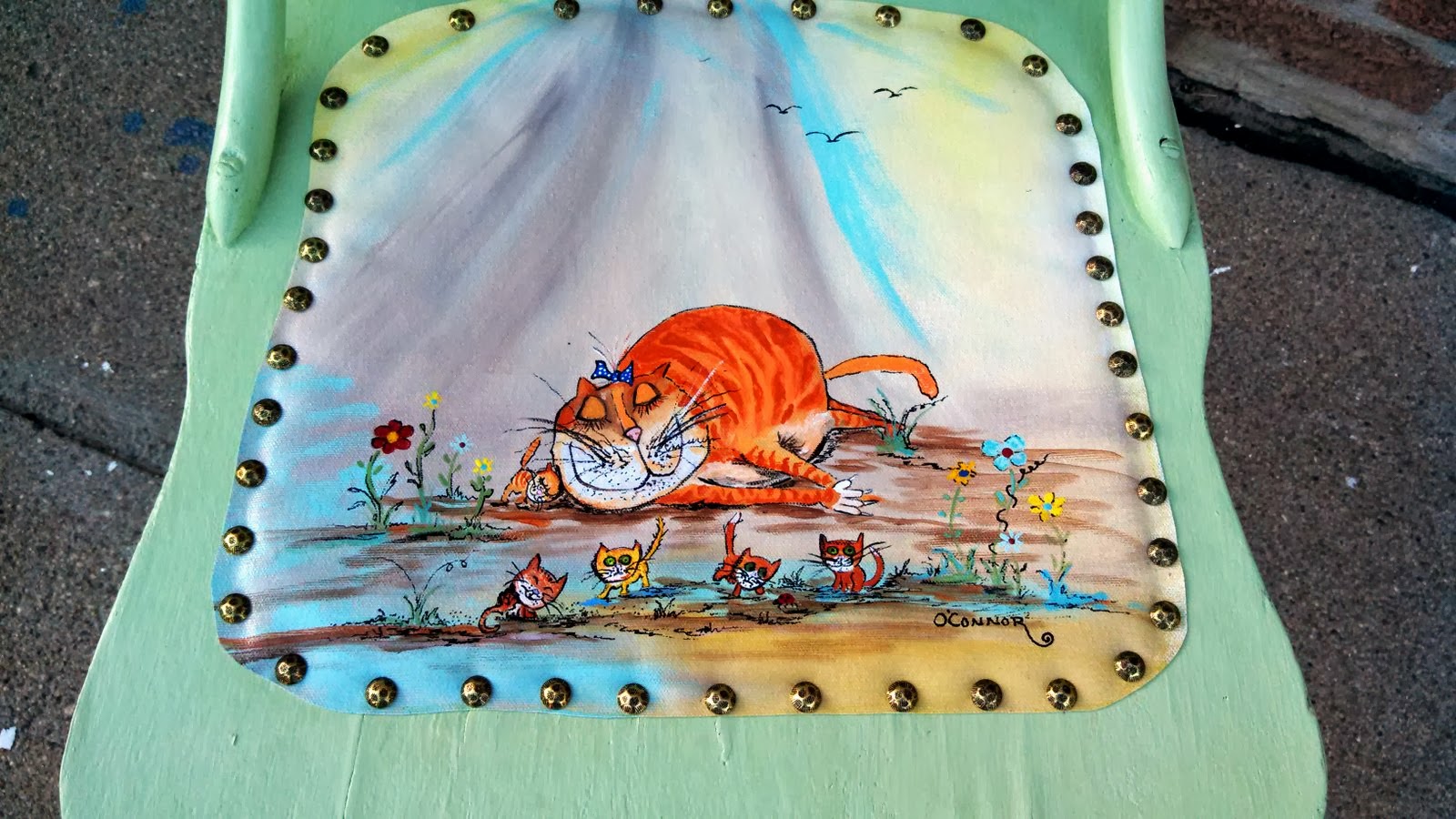 Carolyn's Funky Furniture Playful Kitten Chair