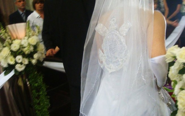 vestido de noiva do corinthians