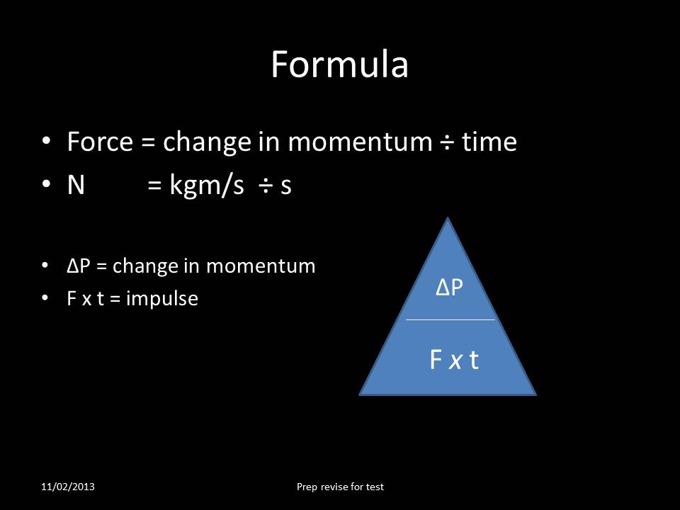 iGCSE Physics Momentum and car safety